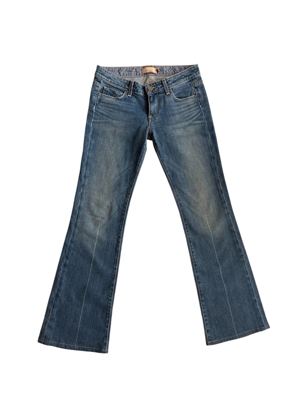 Paige Laurel Canyon Bootcut Low-Rise Jeans Size 27